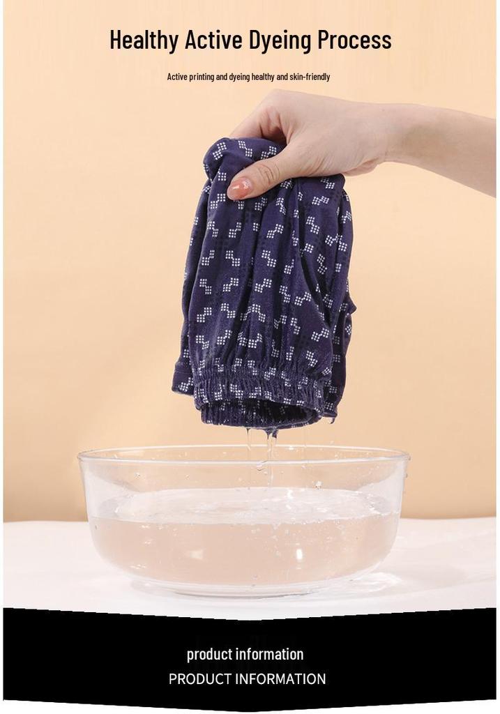 Men's All-Cotton Plus-Size Boxer Briefs for Middle-Aged and Elderly