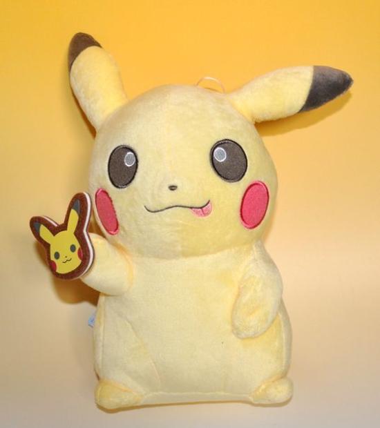 [USED]Pikachu Pokemon Tea Party Giant Plush Toy Looks I want to lick it Plush Toy Pocket - Delicious, up! - Monsters/Pokemon