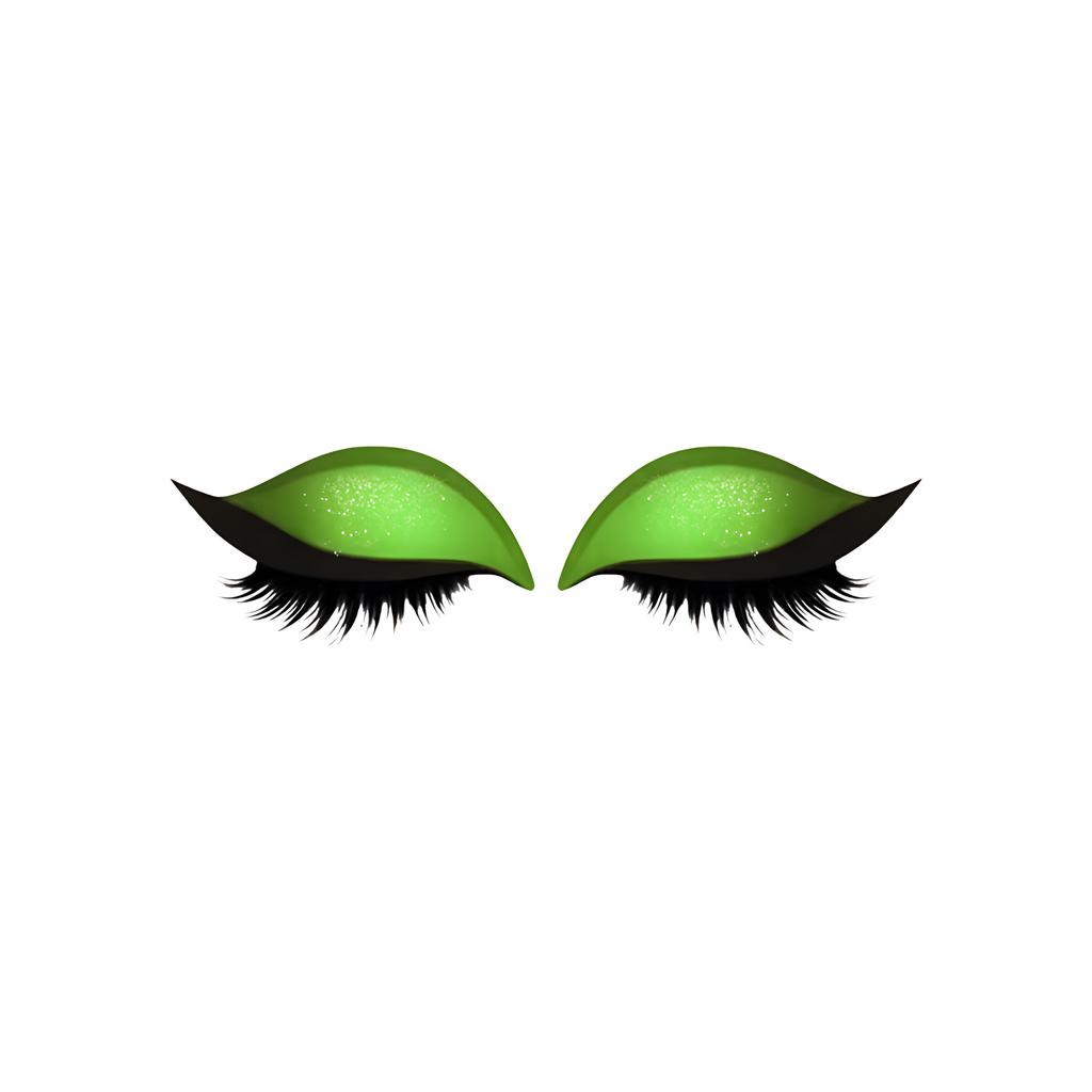 Lazy Eye Shadow Eyelash Patch, Eyeshadow Eyelashes Makeup Stickers, Colorful Beauty Fashion Eyelid Line Sticker, 2-In-1 Reusable Eye Makeup Stickers