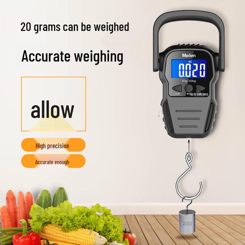 Meilin Portable Digital Luggage Scale with Tape Measure (CN version)