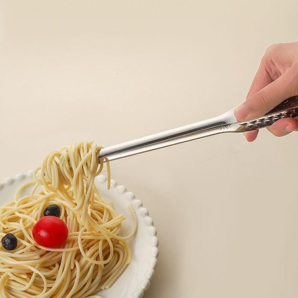 Non-Slip Barbecue Tongs Stainless Steel Kitchen Tongs Cooking Tweezers  Kitchen Cooking