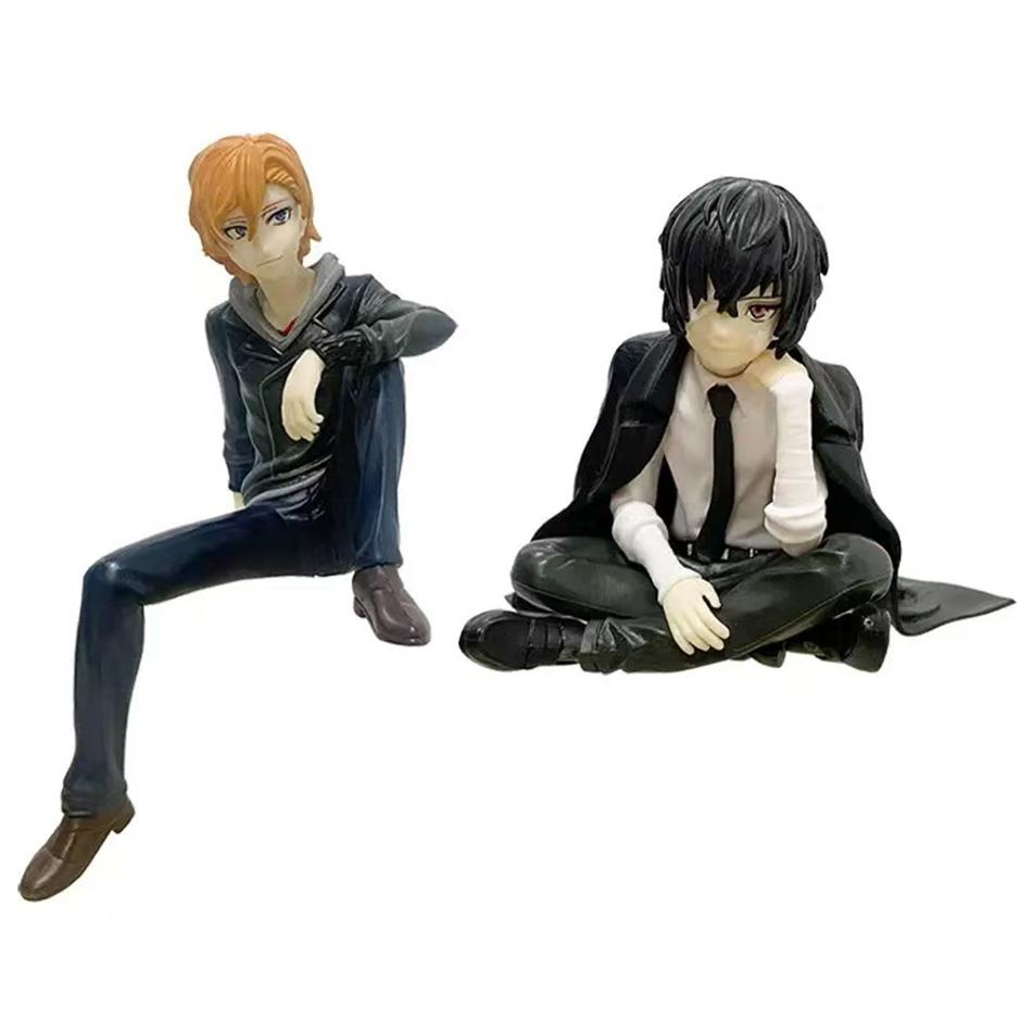 Bungo Stray Dogs Anime Figuren - Dazai Osamu & Nakahara Chuuya Japanische Modellpuppen Sammlerstücke Spielzeug Geschenk für Anime-Fans