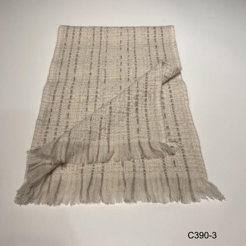 G·TENNA NX-C390 Women's Woven Cashmere Tassel Scarf
