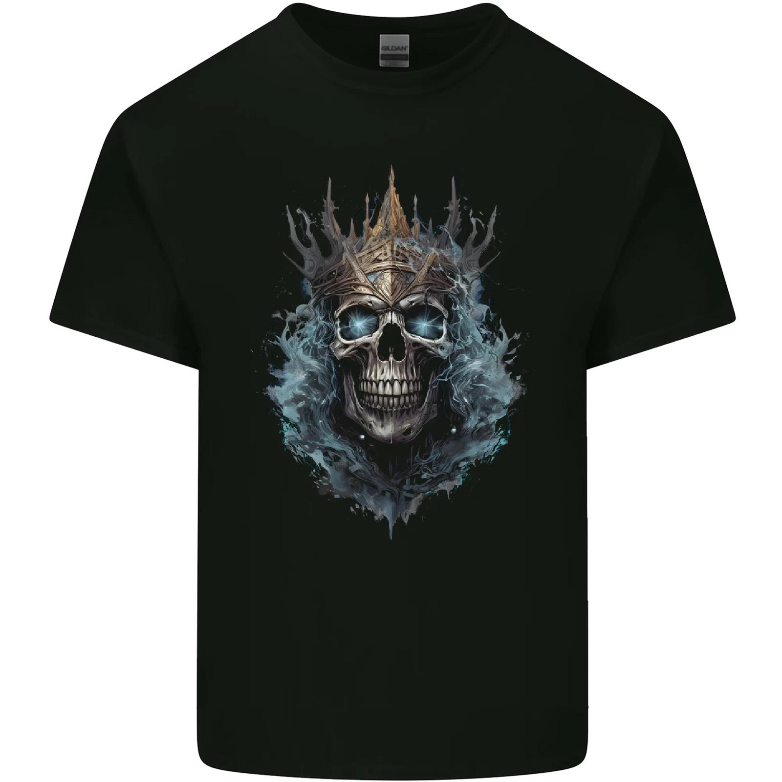 Skull King Kids T-Shirt Childrens 2XL