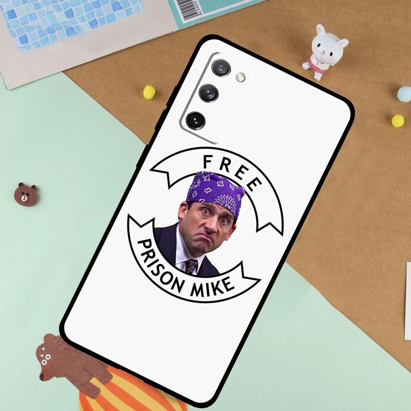 

The Office Prison Mike Soft Case For Samsung Galaxy S24 Ultra S9 S10 S20 S22 S23 Plus S21 FE S25 Ultra Funda Cover Galaxy S21 Plus