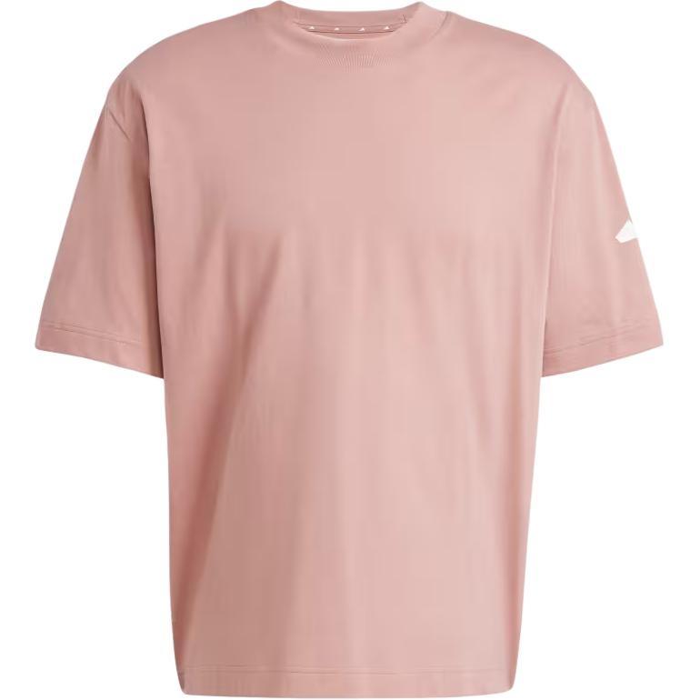 adidas Essentials Loose Fit 3 Bar Logo T-Shirt Asia Sizing Pink Men s JF3620 L