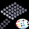10pcs 6 Cups/Strips 3/5ml Mini Empty Paint Box Pod Strips Arts Crafts Watercolor Draw Pigment Plastic Palette Storage Containers