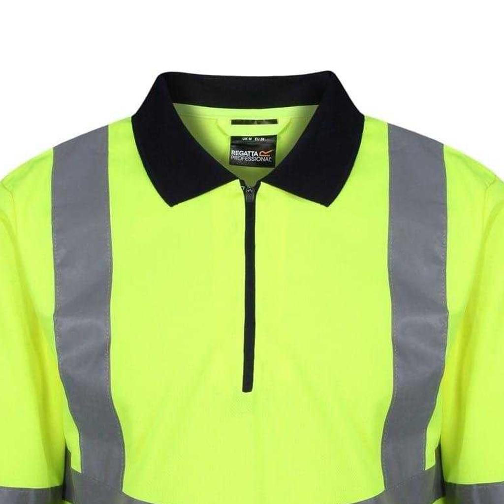 Regatta Professional Unisex Adult High-Vis Long-Sleeved Polo Shirt