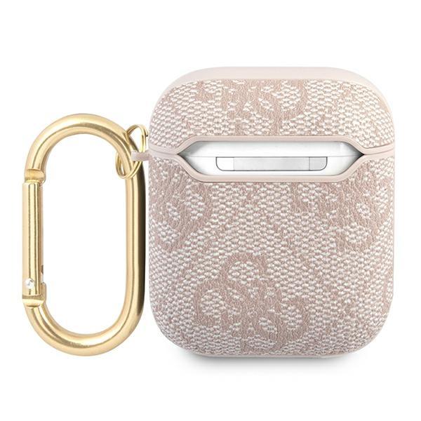 Guess Gua24Gsmp Airpods 1/2 Coverpink/Pink 4G Script Metal Collection