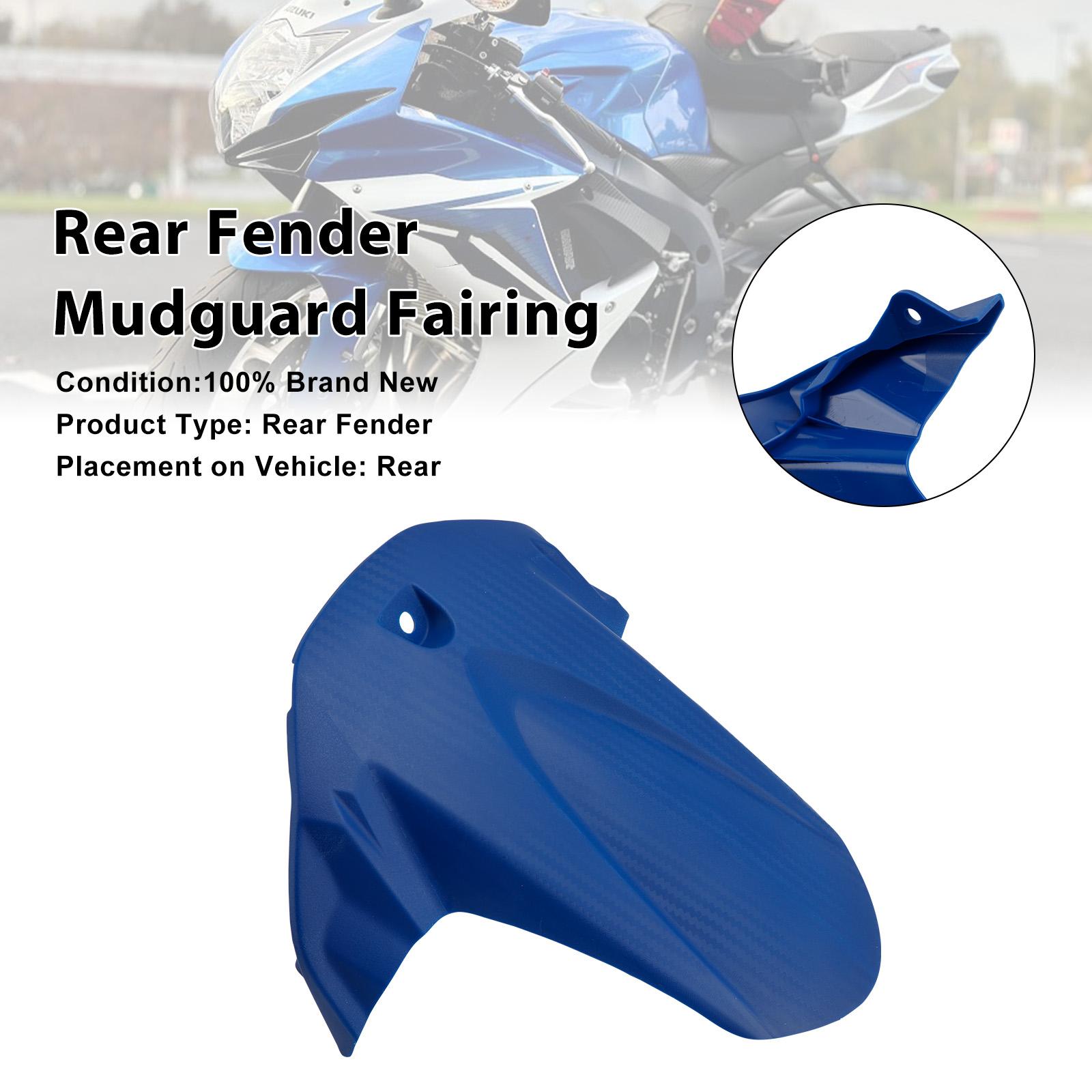 

Rear Fender Mudguard Fairing For Suzuki GSXR600 GSXR750 2011-2025 Blue