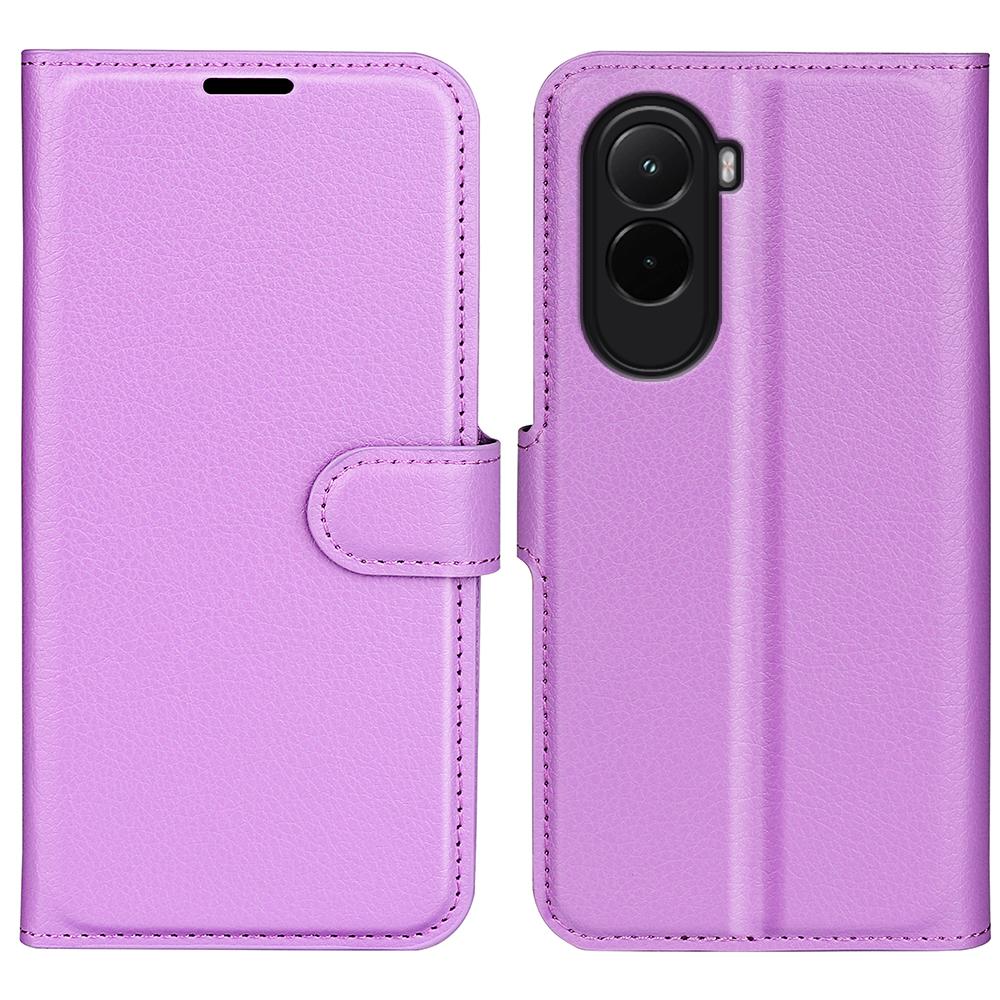 

Для Xiaomi Poco M7 4G (Європа) (171мм) Чохол Текстура Лічі Ударостійкий Шкіряний Гаманець Чохол для Телефону