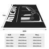 Front JDM Micra Racing Blankets Soft Warm Flannel Throw Blanket Cover for Bed Living room Picnic Travel Home Couch