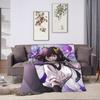 Anime Bungo Stray Dogs Blanket Fleece  Winter  Multi-function Lightweight Throw Blanket for Home Office Bedspreads