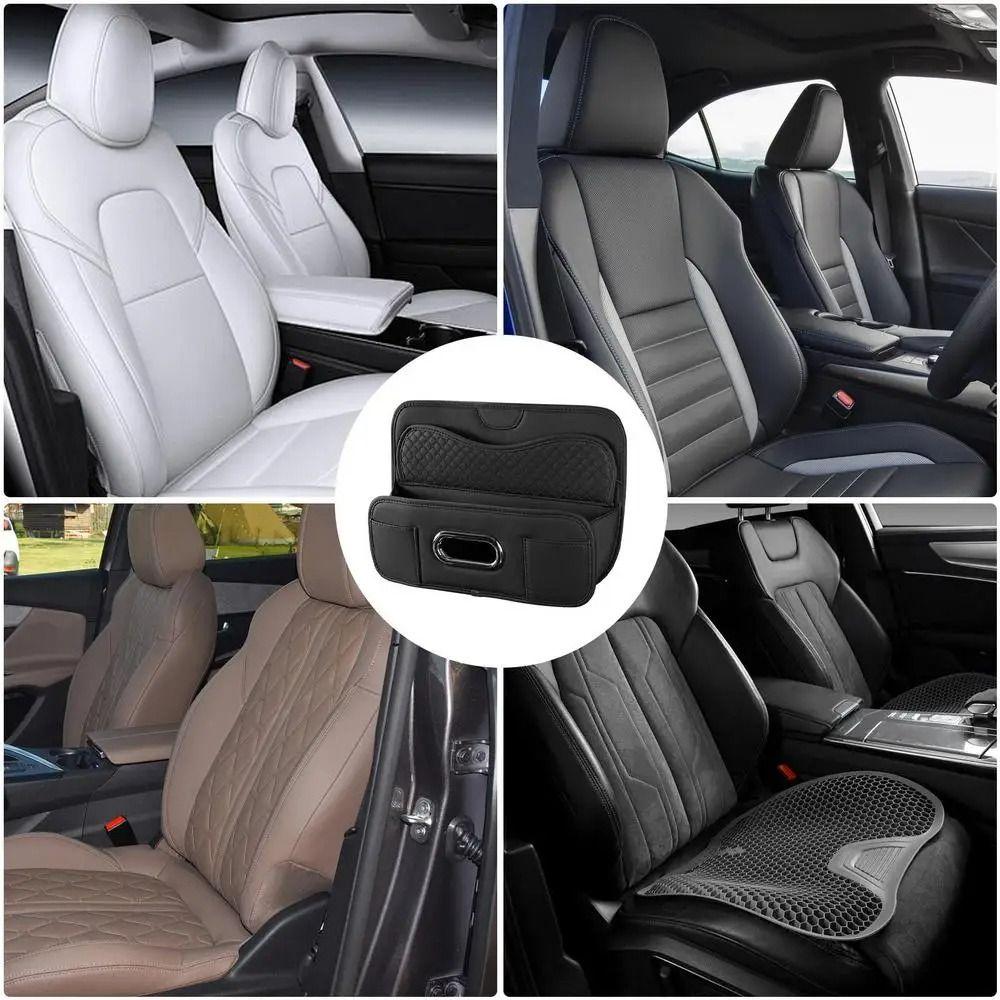 Abtrennungsdesign Auto Getränkebecherhalter Wasserdicht Auto Rücksitz Organizer Fahrzeug Taschentuchbox Tasche