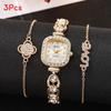 Womens Quartz Wristwatch With Jewelry Buckle For Elegant Gift And Casual Outfits