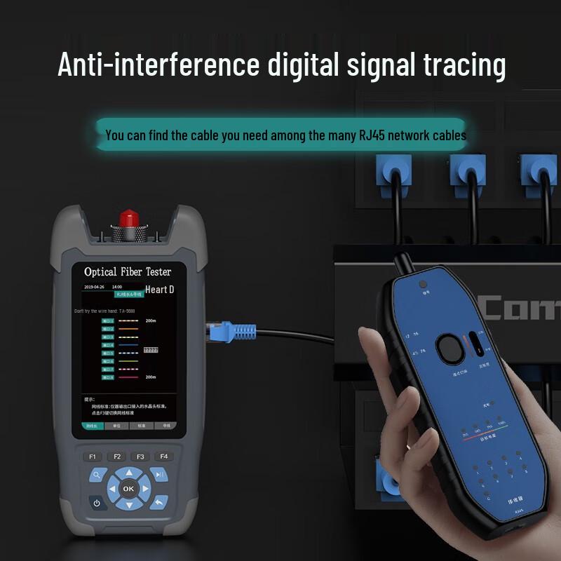 CommKing OTDR Fiber Optic Fault Locator and Tester