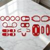 21 Pieces Car Interior Trim Set | Decorative, Easy To Install, Dashboard
