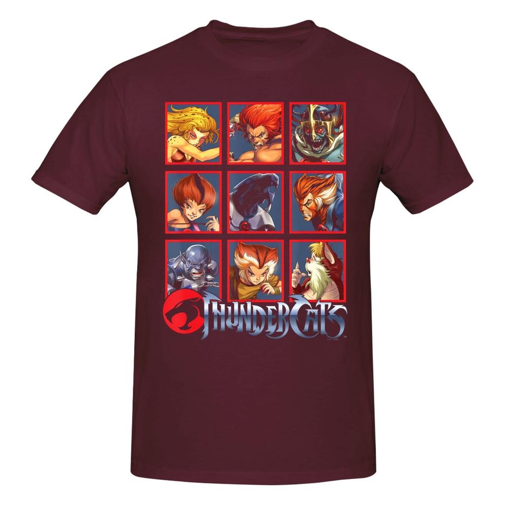 Piece Feline Warriors Funny  Cotton TShirt ThunderCats s Vintage Cartoon Tops Tees For Unisex