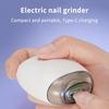 Electric Nail Filer Rechargeable Fingernail Polisher With Light Automatic Electric Nail Clipper For Nail Care And Polishing