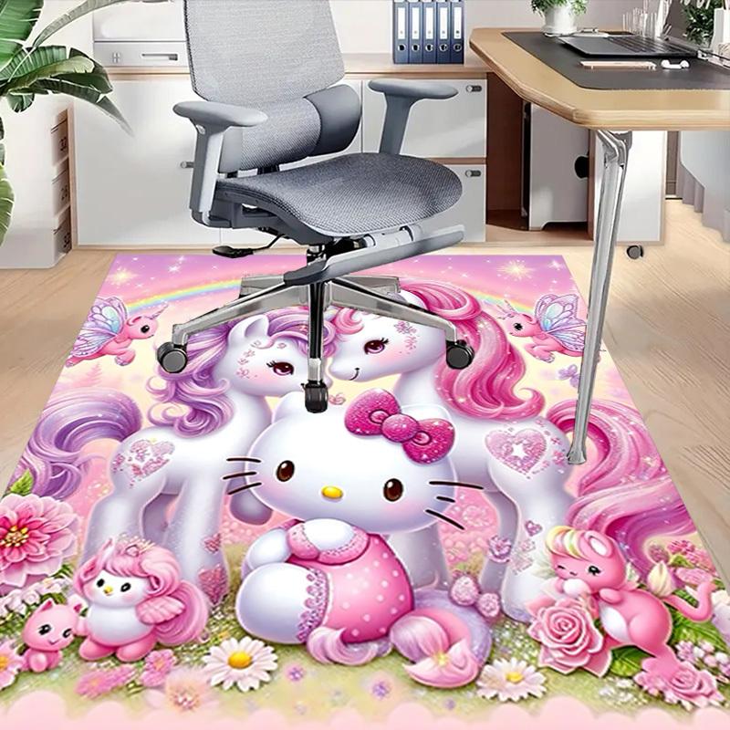 1pc Hello Kitty unicorn Carpet Office Rug Outdoor Mat Home Decor Area Carpet Festival Gift