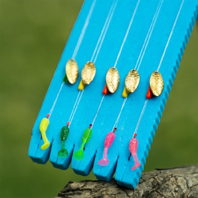 50Pcs Paddle Tail Swimbaits Soft Fishing Lures for Trout Artificial Baits Fishing Lures Swim Baits 1.5cm