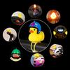 Cartoon  Head Light Shining  Bicycle Bells Handlebar Bicycle Accessories