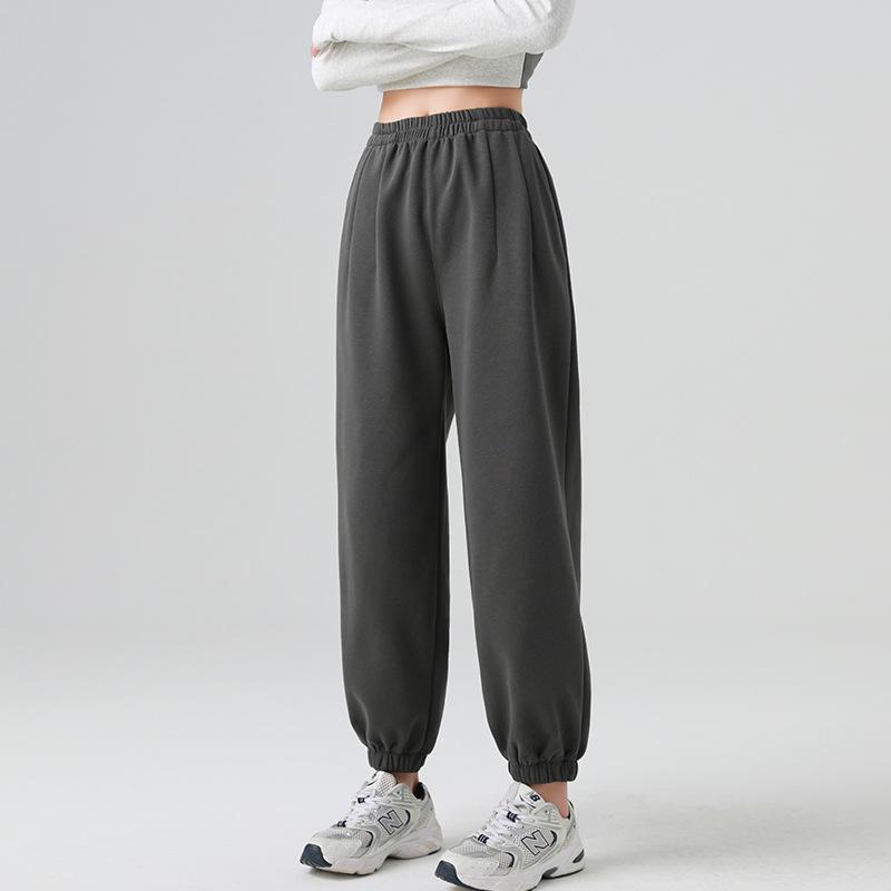 

Мужские и женские вышитые спортивные штаны со смайликом, женские весенне-осенние новые свободные леггинсы, брюки галифе, облегающие повседневные спортивные штаны M