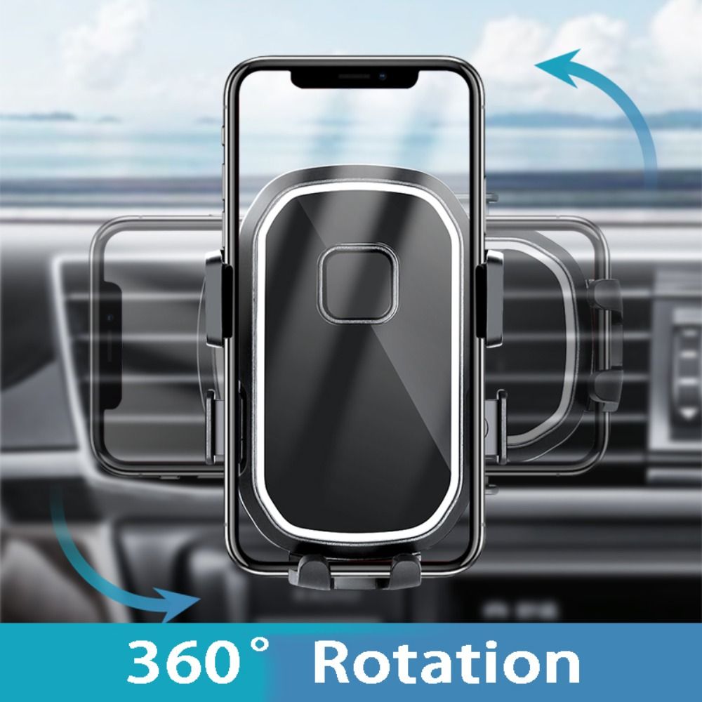 Support CellPhone Stand 360 Rotation Car Phone Holder Air Vent Clip Mount Gravity Auto Phone Holder