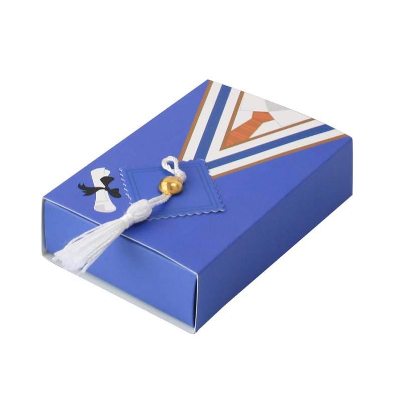 

Bachelor S Uniform Style Graduation Gift Box, Drawer-Style Fringed Decorative Packaging Box, For The Graduation Season Reunion Gift