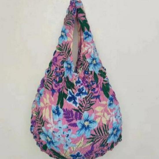 Collapsible Telescopic Pineapple Bun Handheld Shopping Bag