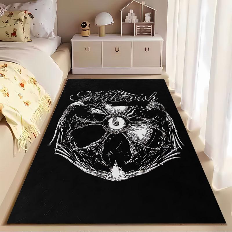 Nightwish Themed Ornate Design suitable as a non-slip mat for the living room or bedroom sofa