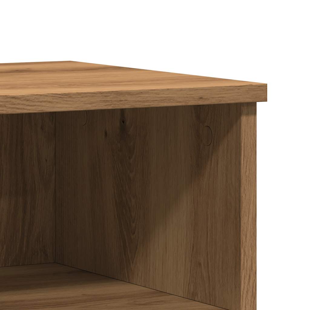 Nightstand Artisan Oak 40x35x50 cm Engineered Wood