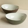 Fortschrittliche Keramik Speziell geformte Schüssel Barrenschale Geschirr Haushalt Große Schüssel Einfache Gemüseschüssel Nudelschüssel Salatschüssel