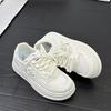 Spring 22 new mesh ins student thick-soled heightening sports board shoes casual