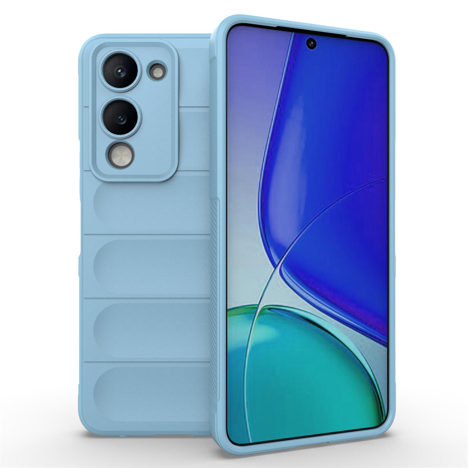 

Мягкий ТПУ чехол для vivo Y19 5G/Y29s 5G/Y04 4G Противоударная Прочная Задняя Крышка Телефона Baby Blue