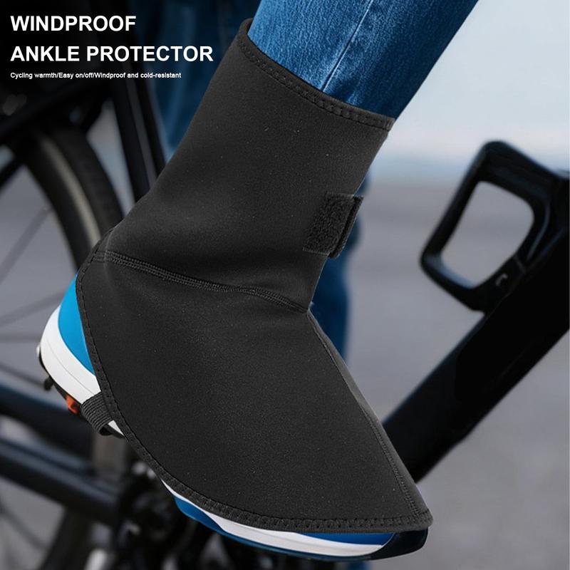 1 Pair Outdoor Skiing Warm Leg Covers for Motorcycle Riding Winter Sports Velvet Foot Covers for Men Women