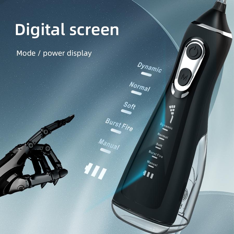 Oral Irrigator Portable Dental Floss 5 Model Water Flosser Teeth Whitening Instrument Water Jet 300ML Waterproof Cleaner