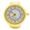 Hot Sales Creative Roman Literal Ring Watches With Cases, Finger Round Dials For Couples And Men