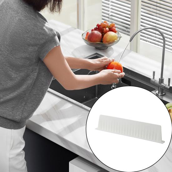 Silicone Sink Splash Guard Vegetable Washing Water Splash Protector Universal Multi-purpose Kitchen Countertop Anti-Splash Board