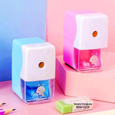 Huilin Cartoon Hand-Crank Automatic Pencil Sharpener