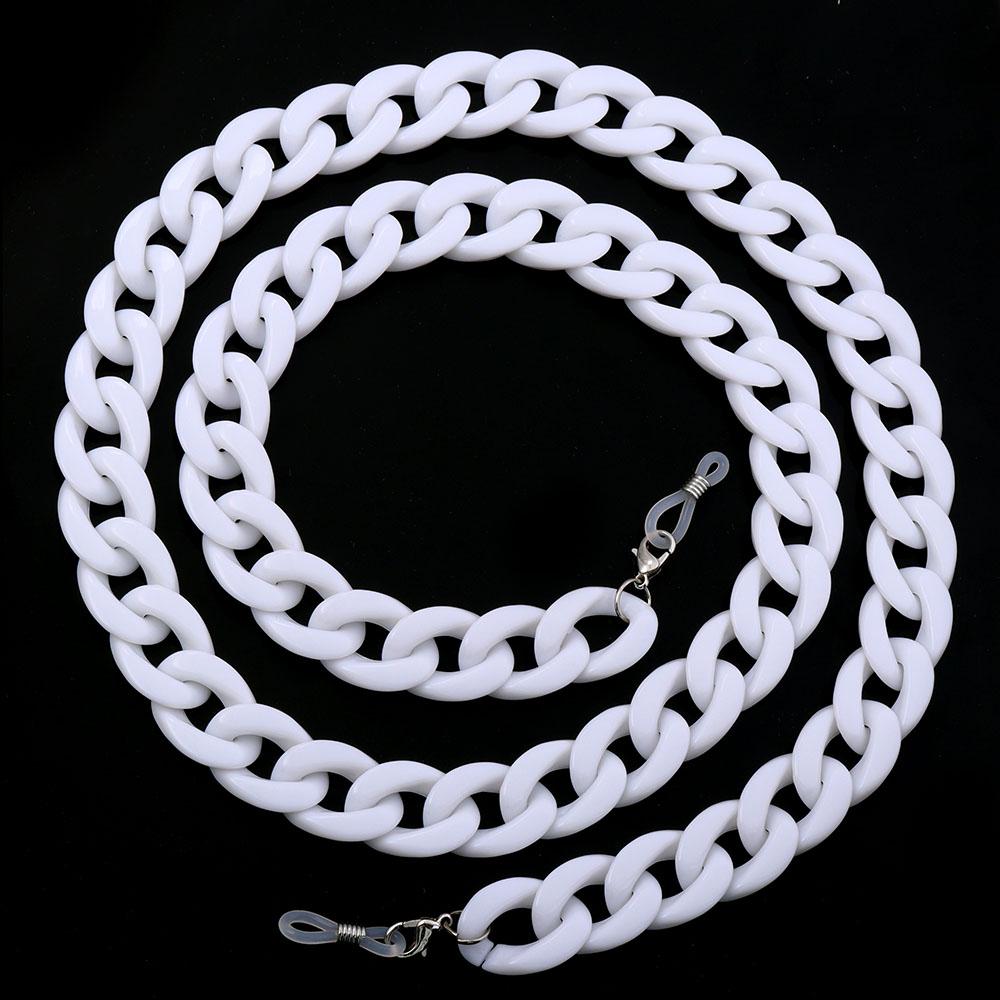 Fashion Colorful Acrylic Glasses Chain Face Mask Lanyard Chains For Women Men Neck Holder Anti-Lost Sunglasses Straps Cord