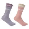 Everlast Womens/Ladies Lettering Crew Socks (Pack of 2)