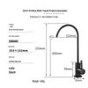 304 Stainless Steel Kitchen Single Cold Water Purifier Faucet