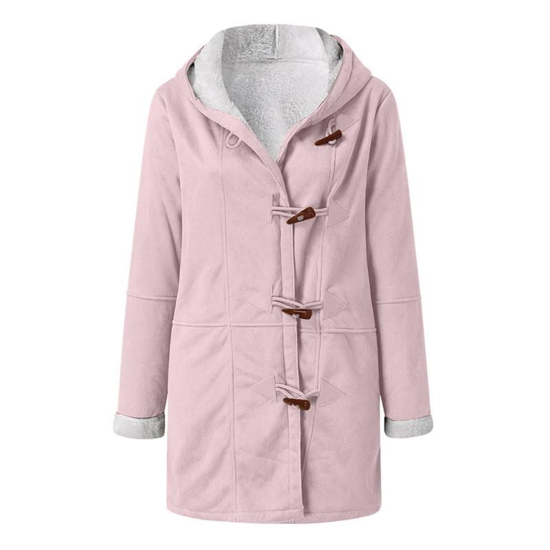 Spot Autumn and Winter New European and American Tops, Plush Collar Pockets, Women's Jackets Are Fashionable and Elegant
