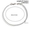 IngeSight.Z Hip Hop Minimalist Metal Sphere Chain Keychain Men Vintage Punk Silver Color Pant Chain Decoration Jewelry Accessory