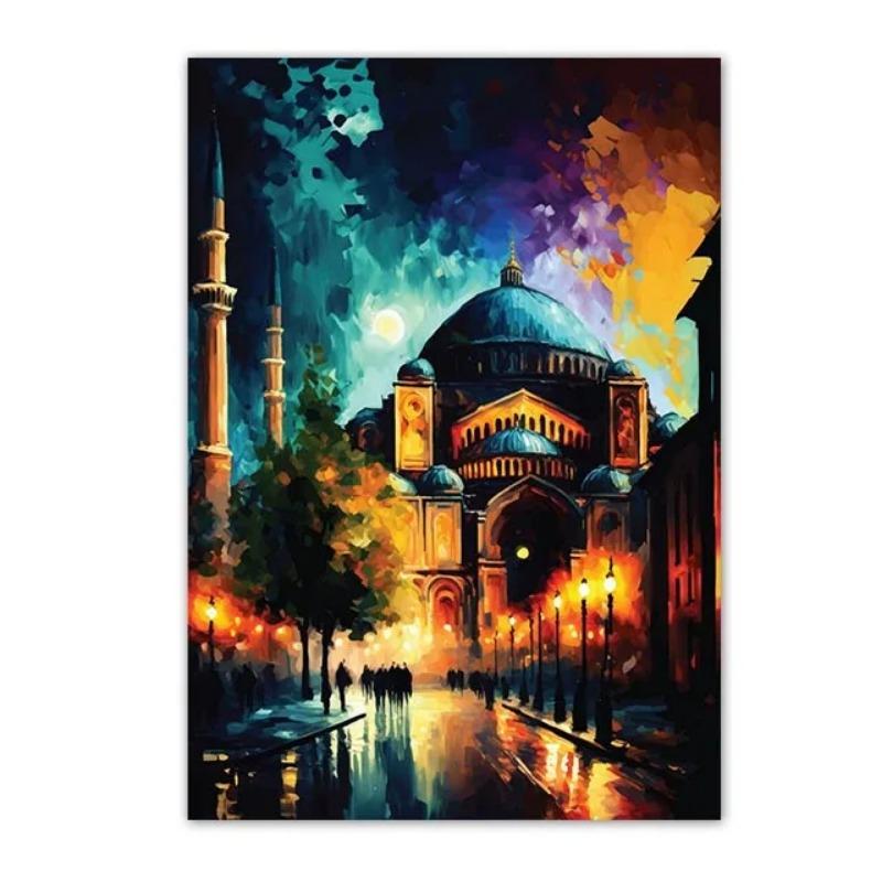 

Венеция Лондон Городской пейзаж Живопись Известный художник Плакаты Настенные картины Печать на холсте Абстракция Современное украшение дома 50x75cm No Frame