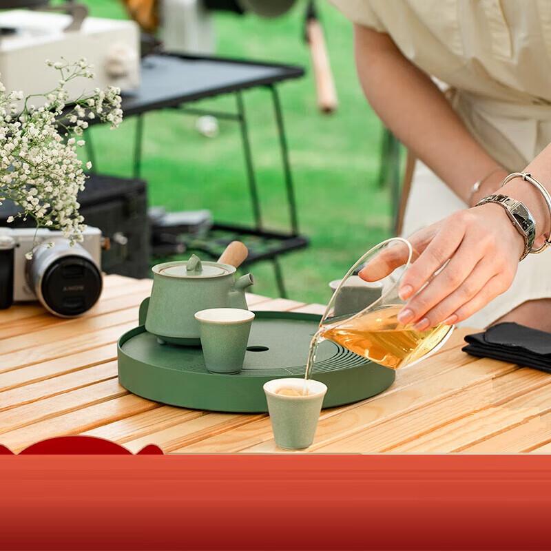 Edenus Portable Ceramic Kung Fu Tea Set