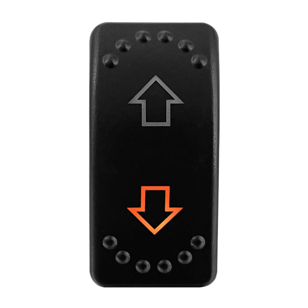 12V 24V Laser Rocker Switch Orange Led Light ON OFF / ON OFF ON for Car Boat Polaris RZR Can-Am ATV UTV RV Maverick Commander