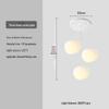 Milky White Round Pendant Lamp for Nail Salons, Cafes, Children's Clothing Stores, and Weddings