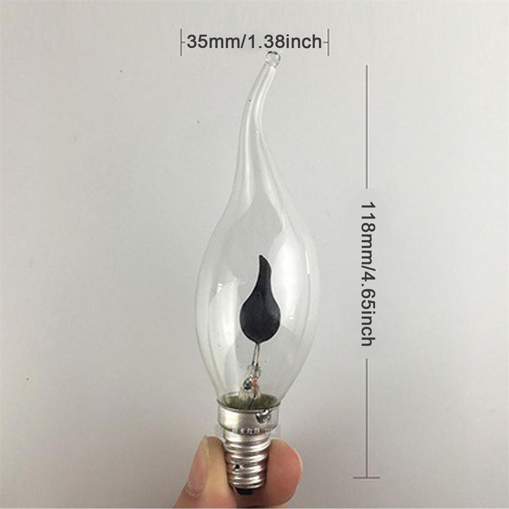 E14 E27 Flame Light Bulb Flame Effect Flicker Candle Light Bulb Home Decoration Emulation Fire Vintage 220V Candle Bulb